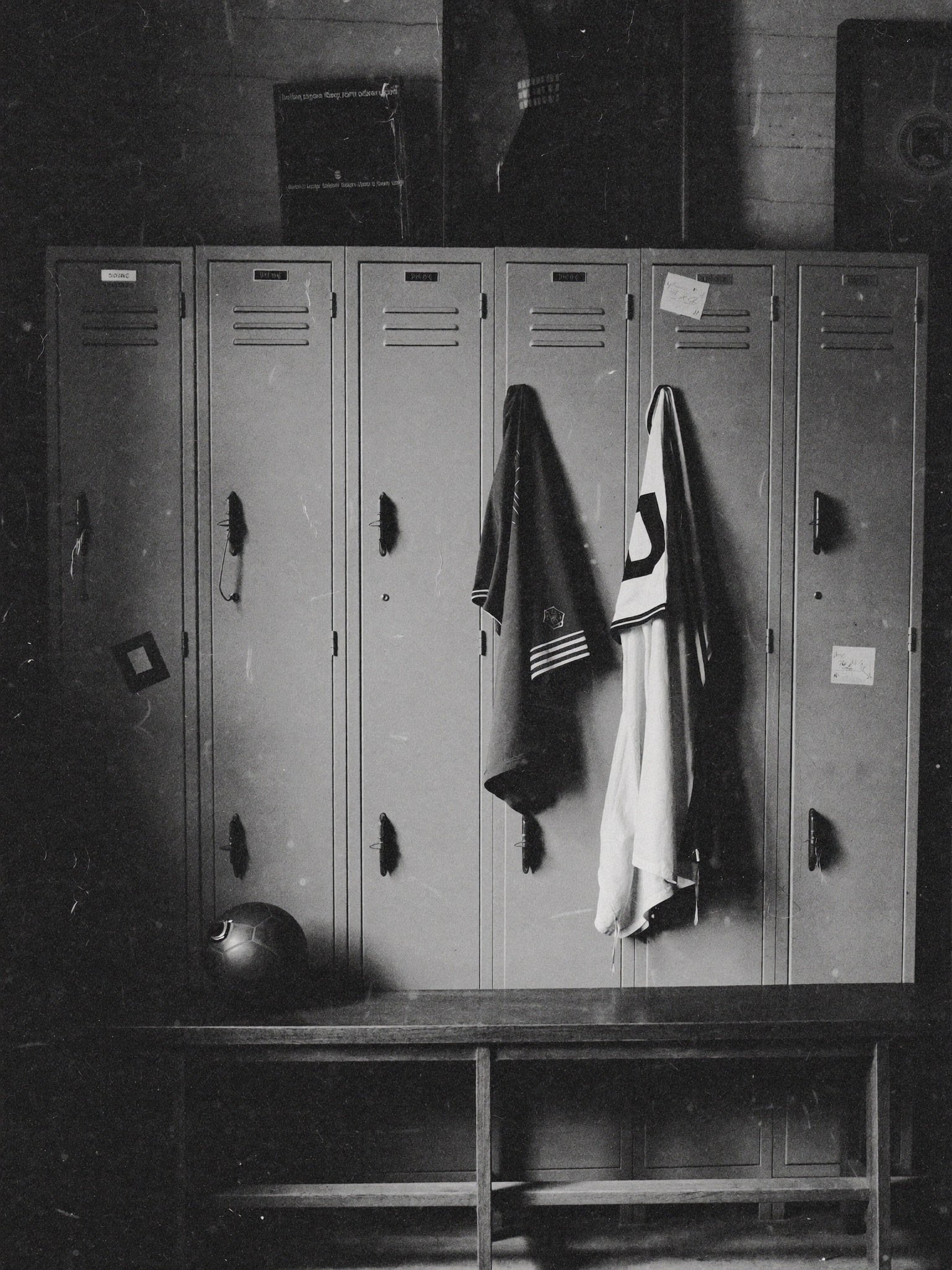 Vintage locker room