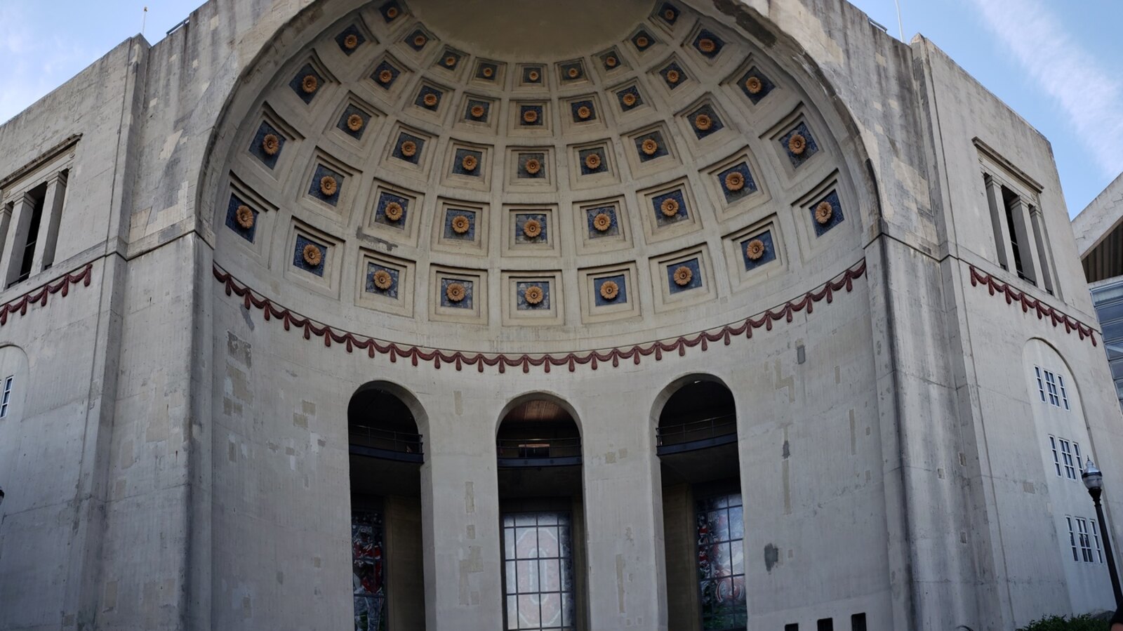 The north rotunda at Ohio Stadium